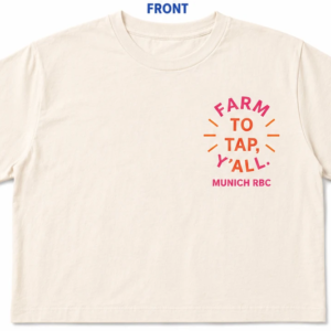 Farm To Tap Y'All Tee -Crop